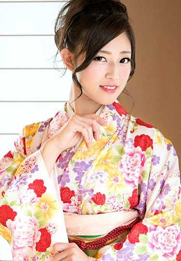 010320-001-CARIB 朦胧可爱的和服美女--圆臀飘飘的女牛仔风格强烈。