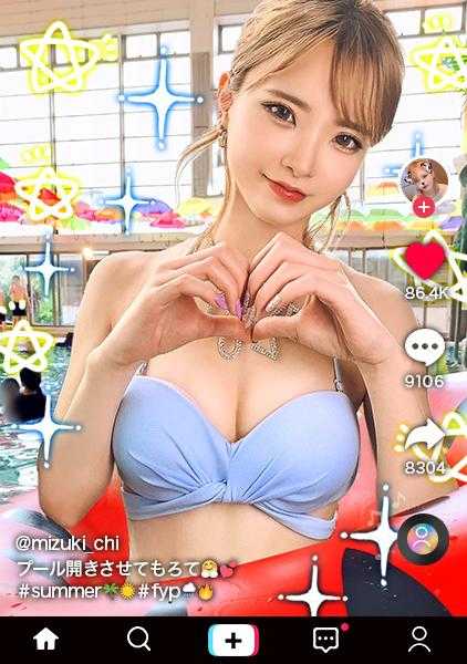 300MAAN-666 【奇迹般的美腰白辣妹×网络拉扯中出3连发】系列首次男友陪同！绝景露台与美肌白辣妹浓密性交！强烈打屁股和勒脖子！激烈游戏的袭击！女仆装扮的激辣服务！超长战中出3连发！网络拉扯T☆kTok女孩【生猛T☆kTok报道.20】