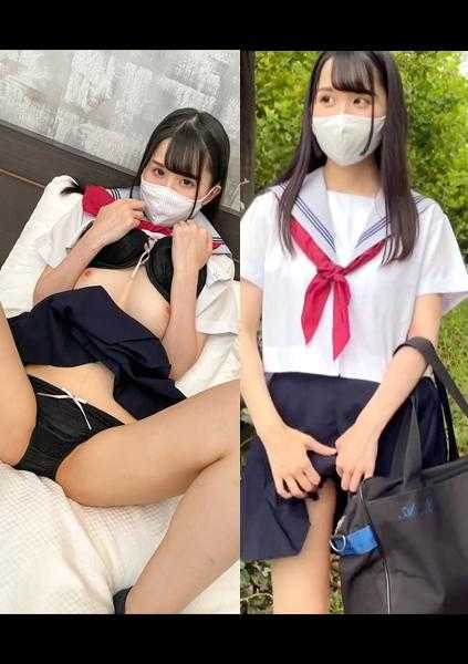 534CRT-027 佩戴丝带的黑色短裤女孩(偏差值60)在升学学校就读2年_与隐藏巨乳的认真系制服女生的性爱录像流出