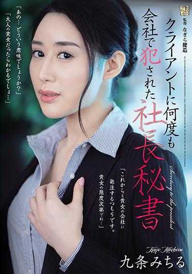 ADN-308 多次在公司被客户侵犯的总裁秘书 九条美智留