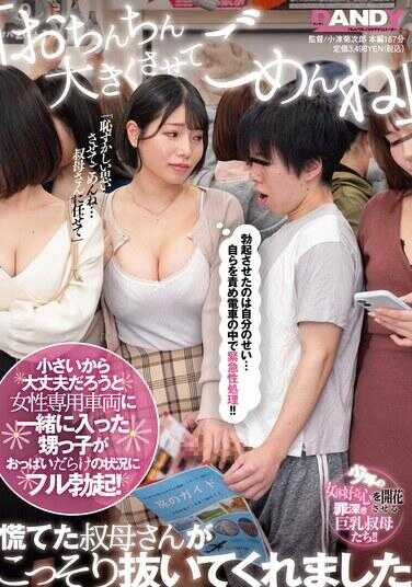 DANDY-987 “让小鸡鸡变大了对不起哦”因为觉得小所以应该没问题吧，和我一起进了女性专用车厢的那个小男孩，在到处都是奶子的环境下完全勃起了！那个害羞的巨乳女人偷偷地帮他解决了。