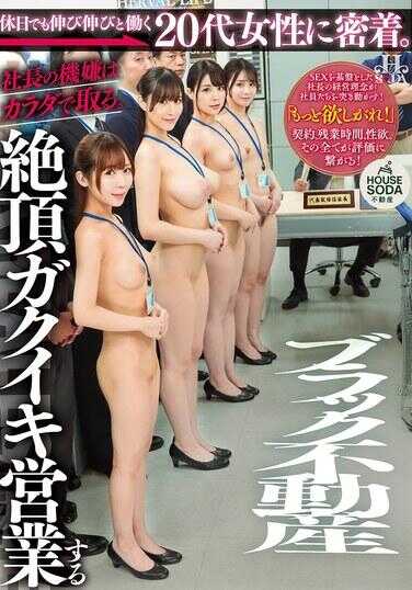 HSODA-094 贴身追踪在休假日悠闲工作的20代女性。社长的心情用身体来取悦。以绝顶高潮激烈痉挛方式经营的黑心房地产公司