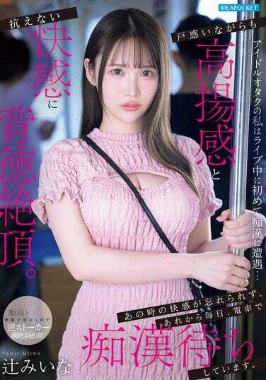 IPZZ-873 作为偶像宅的我，在演唱会中第一次遭遇痴汉…虽然困惑，但却在兴奋感和无法抗拒的快感中达到背德的绝顶。那时的快感无法忘怀，从那以后，每天都在电车上等待痴汉。 辻みいな