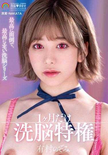 SORA-433 最棒的负担、最棒的感性洗脑系列只限一个月的洗脑特权 有村望