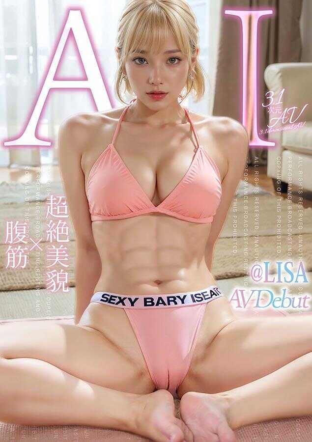 VAIAV-001 【3.1次元】AI神BODY 腹肌×超绝美貌 MUTEKI瑜伽教练@LISA AV出道