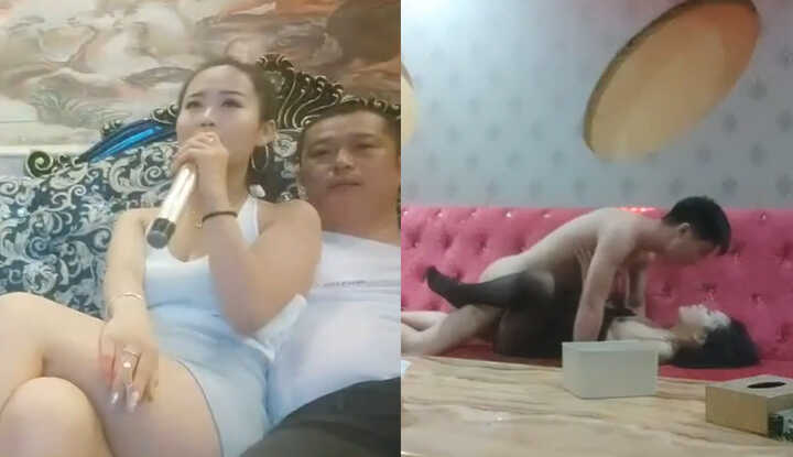 探花歌厅探花陈先生，返场极品小少妇包间淫乱4P