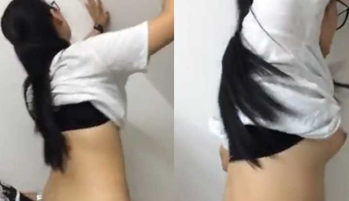 楼道爆操骚逼～大喊老公干我！