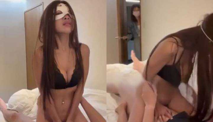 被妹妹撞见正在做爱，仍无法阻止我与性感姐姐的身体交流