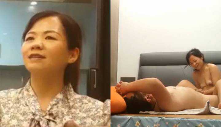 42岁阿姨带回家中，用高潮让她享受短暂的快乐