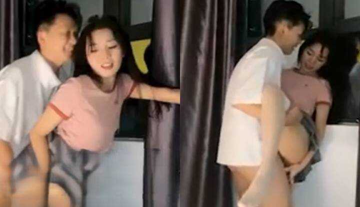 不知道她老公如果知道，她这样被干会怎么想？