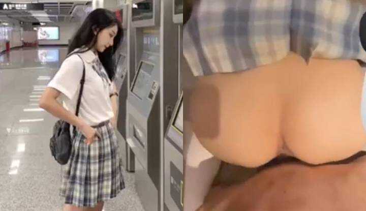 网恋奔现，没想到是正值妙龄的美丽女大生