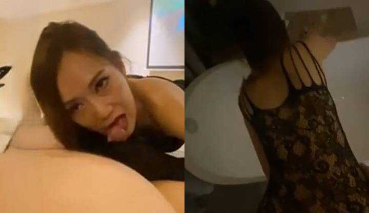 出国遇到同乡，带到旅馆招待她一番