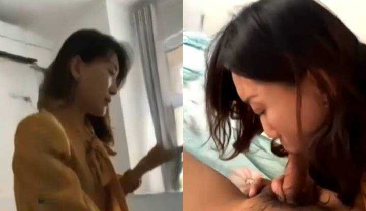 做爱时接老公电话不敢叫，逼立马就流水，叫声可射