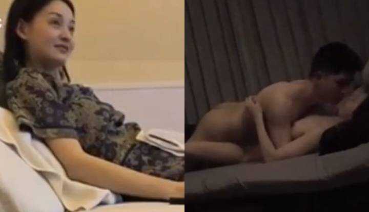 带良家空姐去会所泡茶聊天，花四小时终于成功带上床