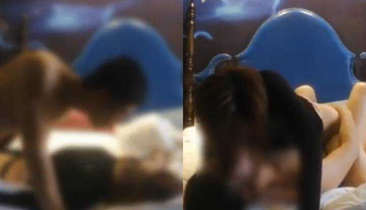 短发人妻谎报出差，实际上是和大肉棒鲜肉在饭店偷情