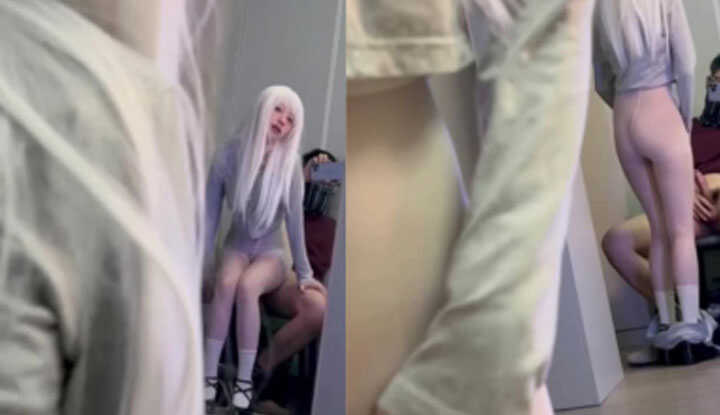 继续吃这个19岁的女孩，约出门后直接无套开操无毛屄