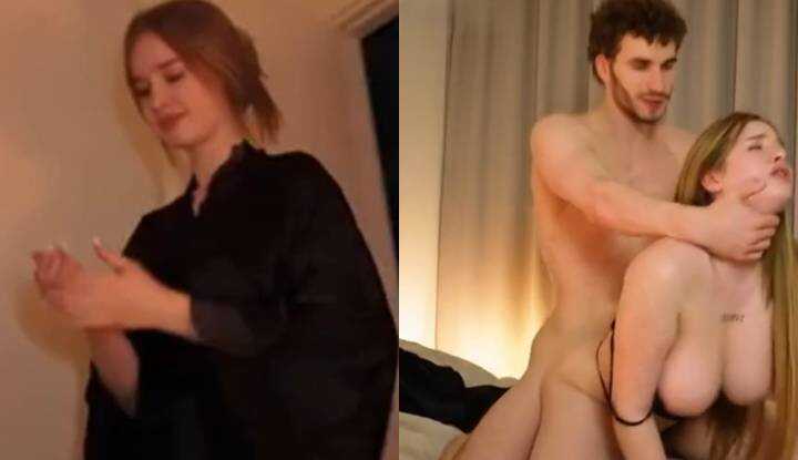 终于能约到C罩杯欧美女神，看我肉棒如何在她体内翻滚