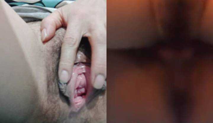 当发热肿胀的肉棒插入小穴时，被填满的感觉让我置身天堂