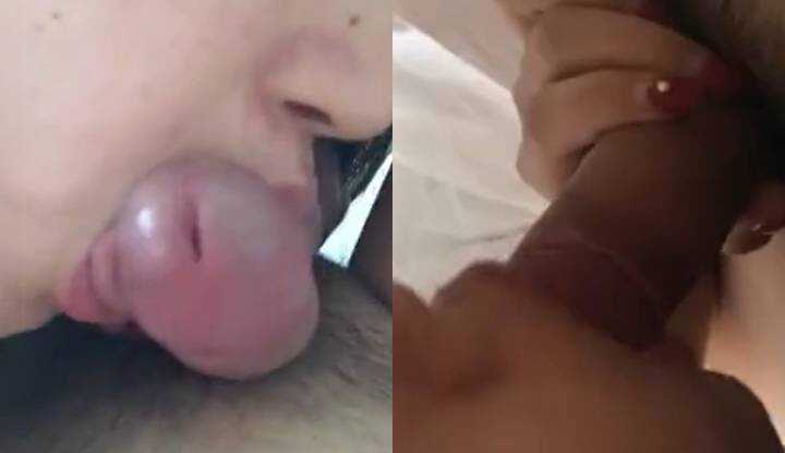 女友的口技还是如此的好，随便吹舔几下我就快射了