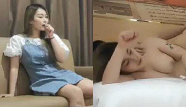 美丽女大生第一次约会，陶醉在小穴高潮的快感中