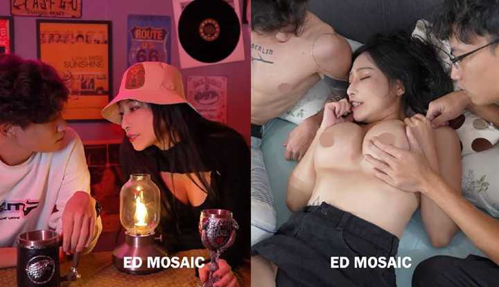 性感巨乳小姊姊波妮失恋去酒吧买醉，被两男搭讪回家，前后都被塞满满！爽到娇喘不停～