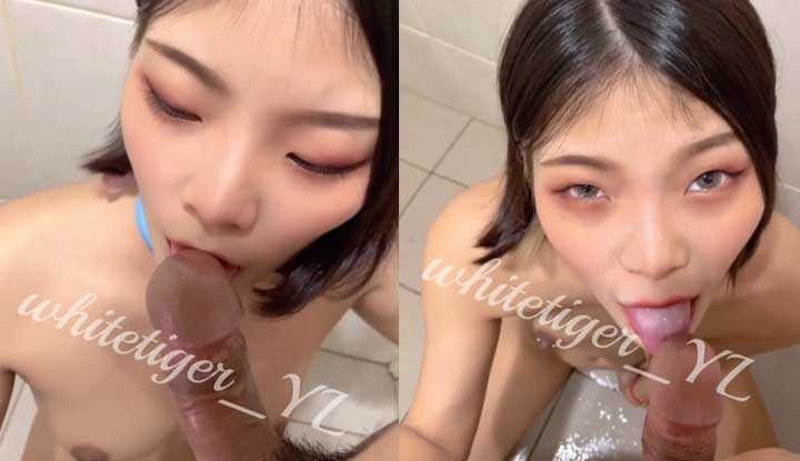 射在小母狗脸上～天然的面膜最对味