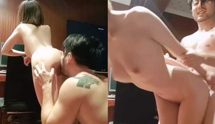 先把小穴舔湿再开操～后入猛操完美妹子