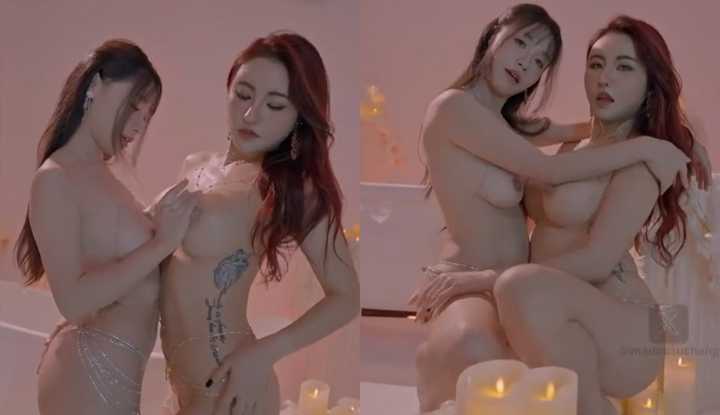 百万网红-费爵娜 ft.知名麻豆女优-苏畅 女女泡泡浴 加强版来了