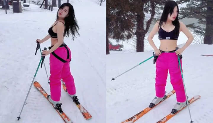 日本冈山娜娜の滑雪涩涩日记