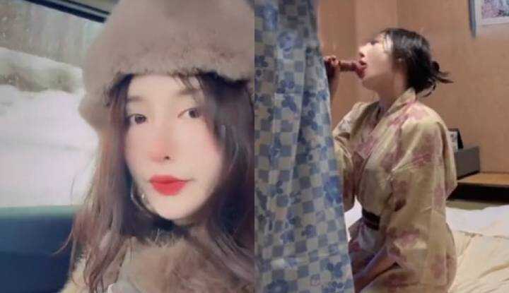 日本冈山性爱之旅，单亲爸爸の解放无套直入