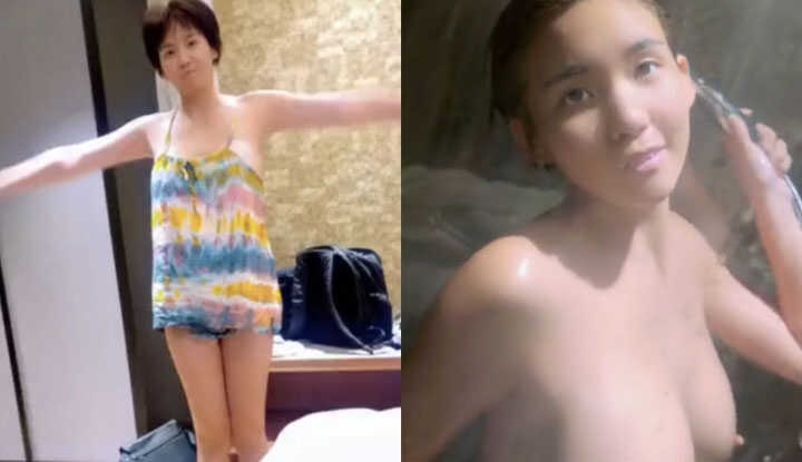 好好的冲个澡消除疲劳，顺便让你看看我的好身材