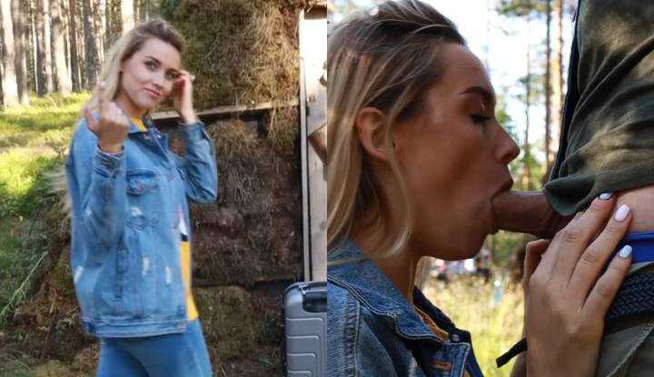 来到大自然，做爱也是再自然不过的事了