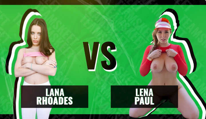 美女之战 Lana Rhoades 和 Lena Paul ，终极天然巨乳竞赛你要哪一个？