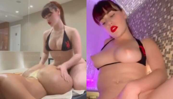 法国熟女大屁股和可爱黑发女孩一起洗澡玩弄彼此身体