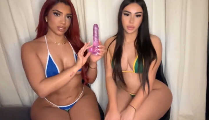 Mel Popss 和姊妹一起研究男人的肉棒，怎样才可能让你达到高潮？