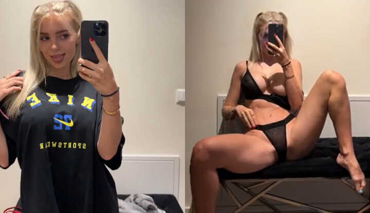 Alexis blond Alexisshv 变成小白虎了，想操吗？