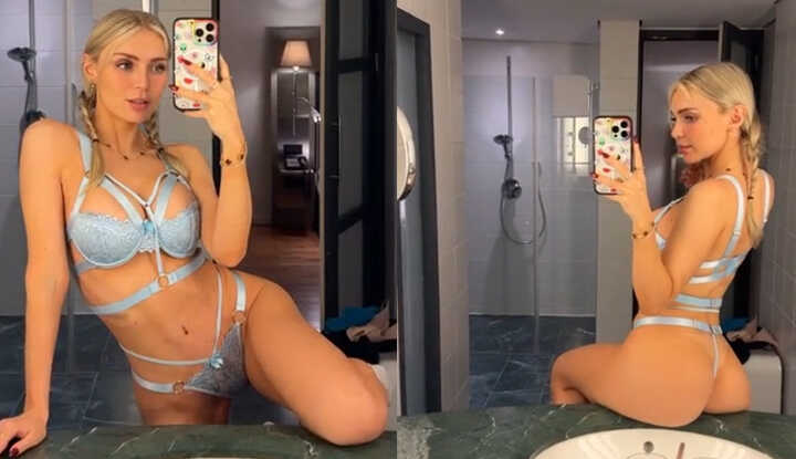 Alexis Blond-喜欢我的蓝色内衣吗？