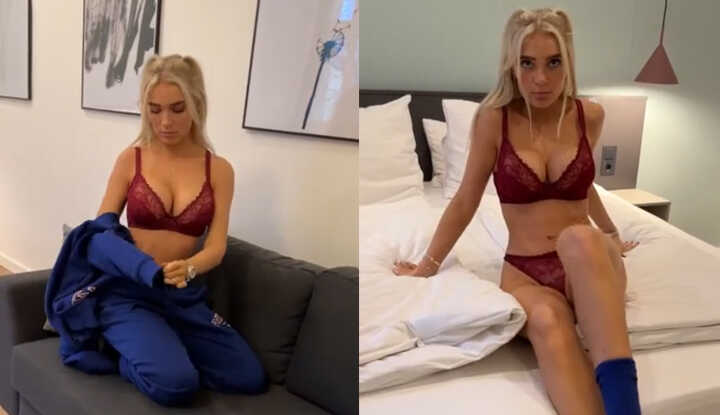 Alexis Blond-回家后第一件事就是把所有衣服都脱掉