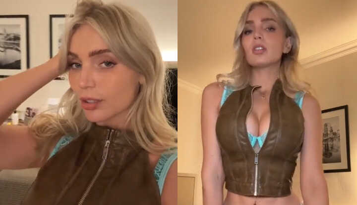 Alexis Blond-后入式视角与绿色内衣幻想