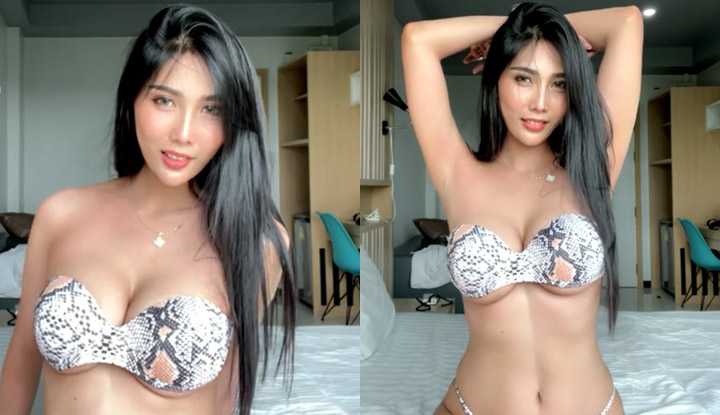 这鳞片感的内衣真适合水蛇腰