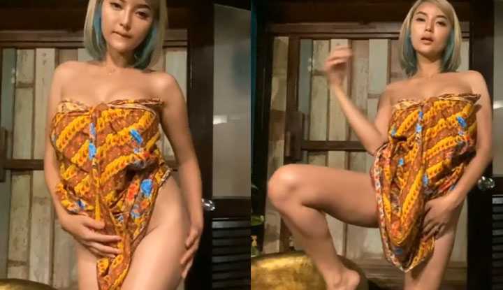 只披上一匹布，搔首弄姿也都是信手捻来～