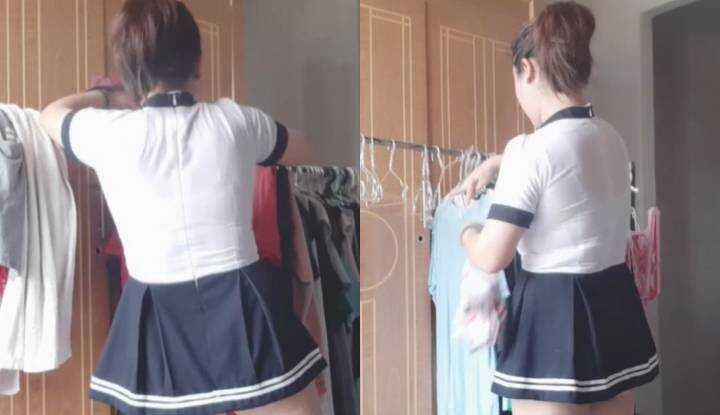 ladyvietnam偶尔也想穿学生服骚一下