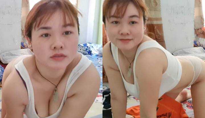 ladyvietnam的丈夫出差了，快来家里一起玩