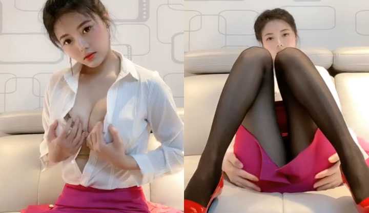 性感OL刚下班，是不是想要一件一件把我脱光光啊？