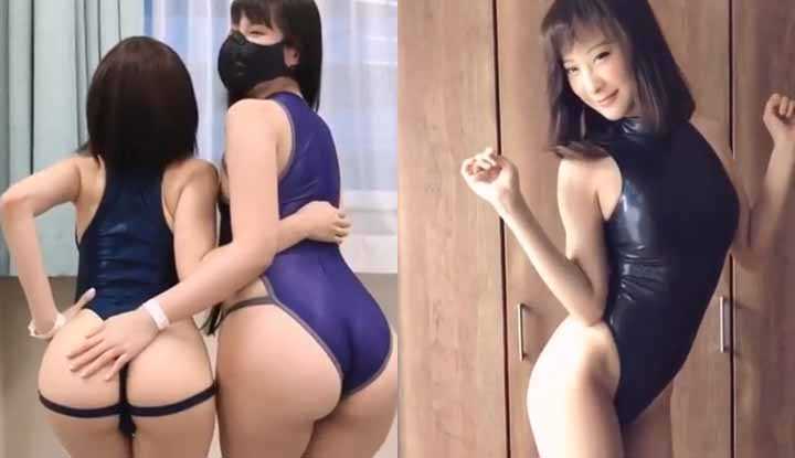 和姊妹一起性感合拍～漂亮翘臀你喜欢哪个？