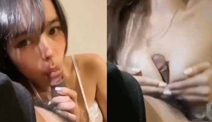 口完再用大奶包覆肉棒～最后放进小穴里享受真会玩