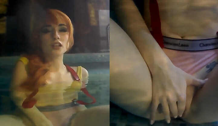 小霞的宝石海星要准备喷水了！