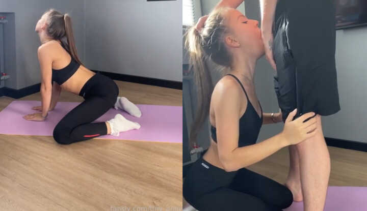 想跟我一起坐双人瑜珈吗？