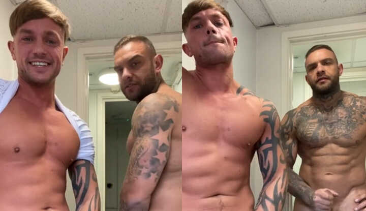 工作时间跟同事偷偷在厕所打飞机