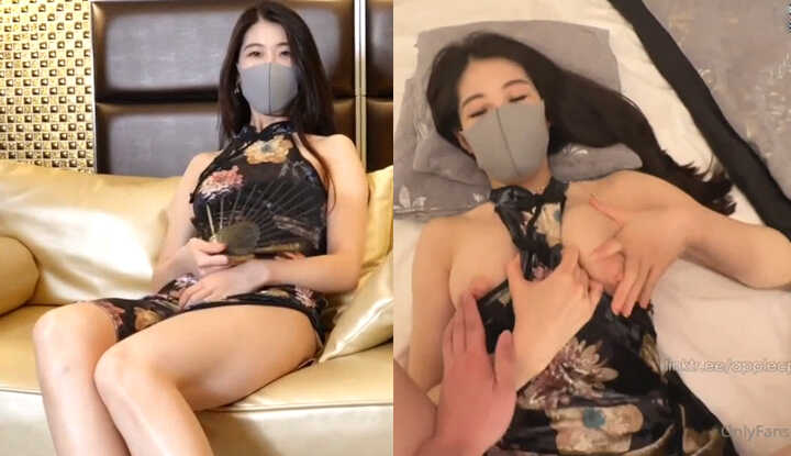 性感的旗袍御姐，每一个抽插都让她不断呻吟！